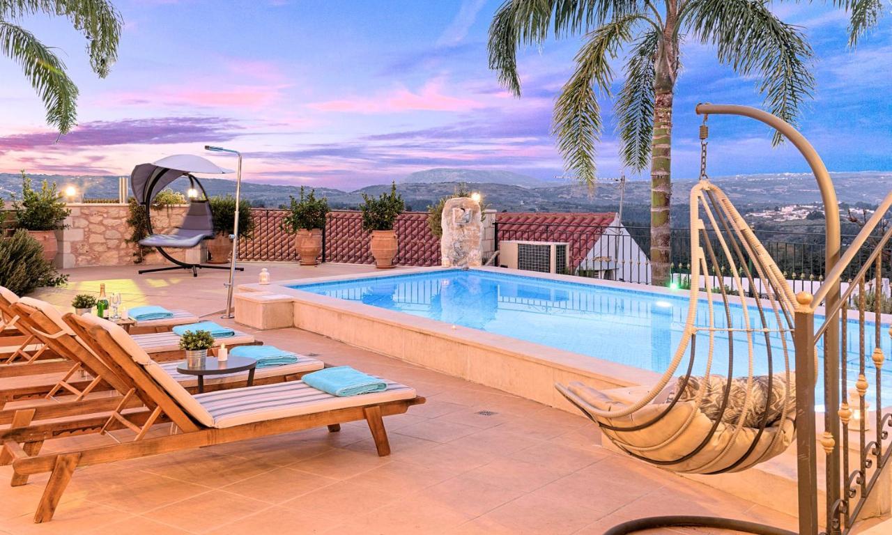 Steve Kois Villa Heated Pool Chania  ภายนอก รูปภาพ