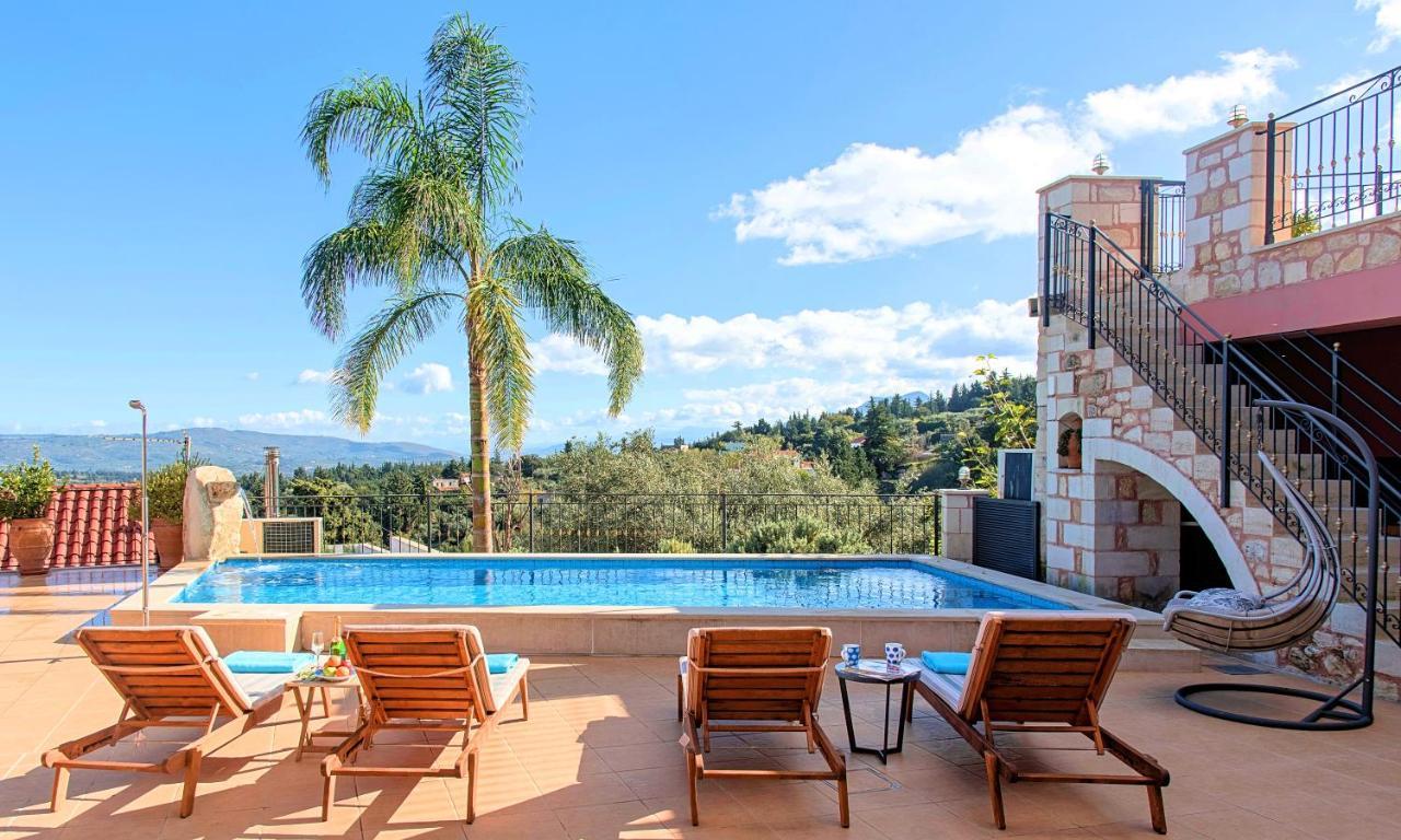 Steve Kois Villa Heated Pool Chania  ภายนอก รูปภาพ