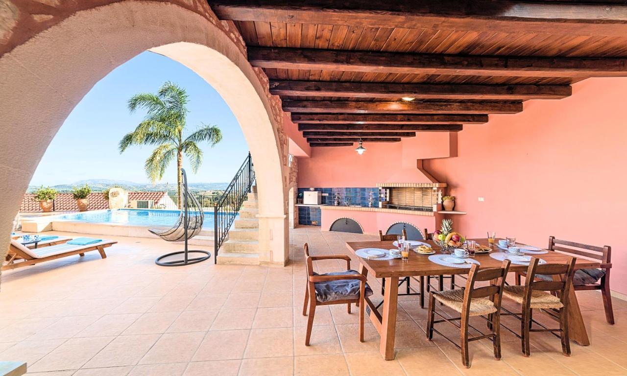 Steve Kois Villa Heated Pool Chania  ภายนอก รูปภาพ
