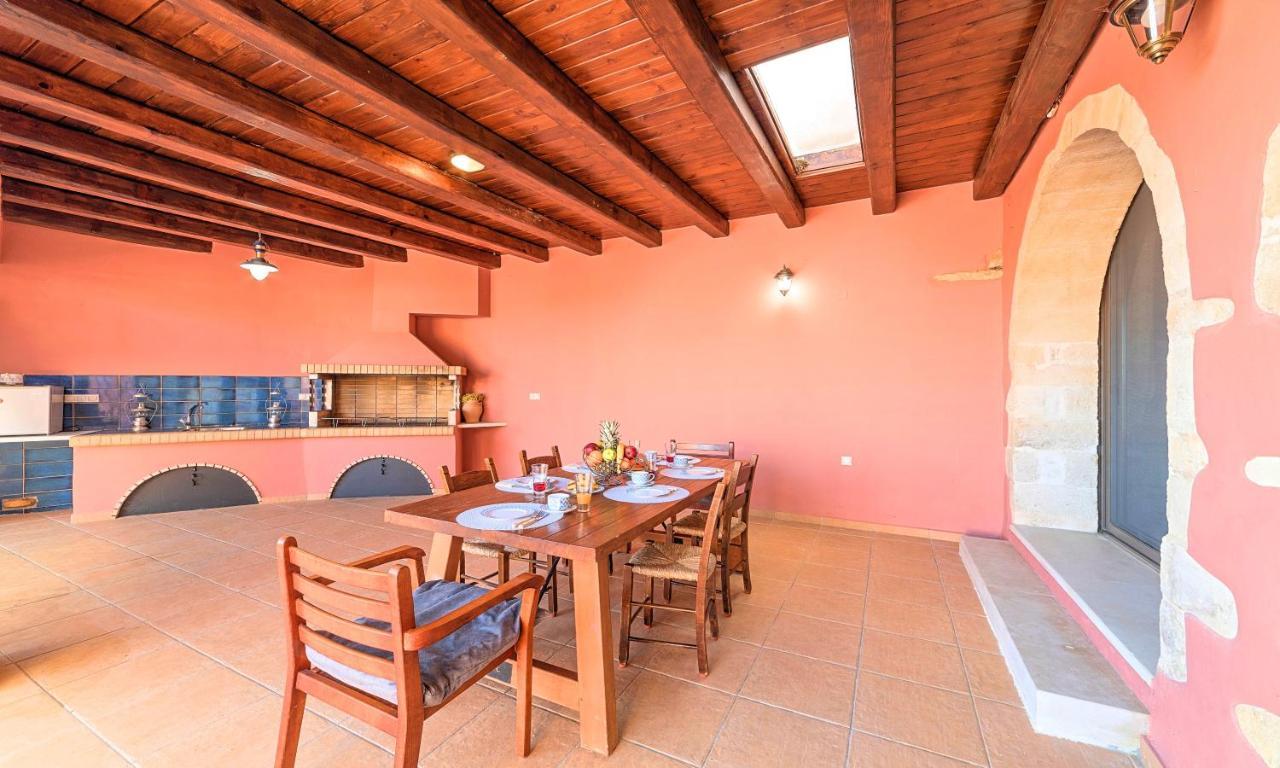 Steve Kois Villa Heated Pool Chania  ภายนอก รูปภาพ